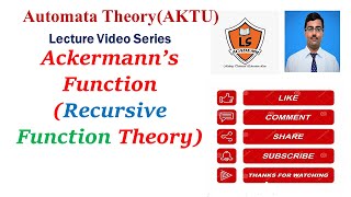 Ackermann function in Automata Theory  Explanation with examples  Recursive function Theory [upl. by Harras]