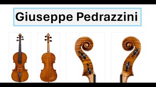 Giuseppe Pedrazzini  Violin Maker Milan [upl. by Lundeen79]