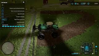 Applying herbicide with the Berthoud Bruin 4200  FS22 [upl. by Nilac846]