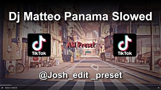 DJ Matteo Panama Slowed Tiktok Version Finally you found what you looking for [upl. by Teodorico]