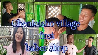 First barber shop in Chenloisho [upl. by Ennovyhs705]