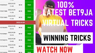 latest 100 sure bet9ja virtual tricks 2022 double chance tricks  bet9ja sure winning [upl. by Cosma]