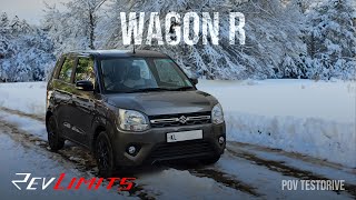 2023 MARUTI SUZUKI WAGON R ZXI  AMT  1197CC 89Bhp  POV Test Drive 63  RevLimits [upl. by Xylina]