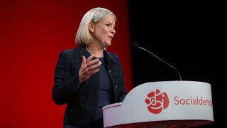 LIVE Magdalena Andersson talar på Socialdemokraternas valvaka 2022 [upl. by Pinto]