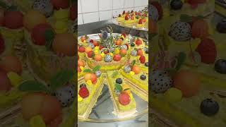 avocado mango platter foodplating chef bangladesh [upl. by Enohs]