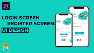 Material Design Login Screen UI Design in Android Studio  UiUX Tutorial [upl. by Aneeram]