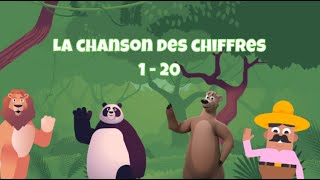 Chanson des chiffres 1 à 20  French numbers song 120 [upl. by Vanzant]