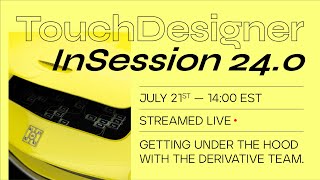 TouchDesigner InSession with Daniel Molnar  July 21st 2023 [upl. by Yann]