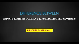 Difference Between Private and Public Limited Company  Private vs Public limited Company  Nepali [upl. by Fennelly]