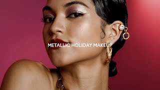 Holiday How To Metallic Party Makeup  MAC Cosmetics [upl. by Roots]