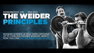 The Scientific basis for the Weider Training Principles [upl. by Acinimod]