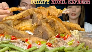 CRISPY BICOL EXPRESS MUKBANG  BICOLANO DISH  MUKBANG PHILIPPINES [upl. by Isabea711]