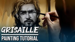 GRISAILLE  Oil Painting Tutorial with Step by Step Demonstration [upl. by Maxama94]