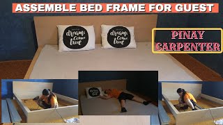 HOW TO ASSEMBLE 180X200 BED FRAME [upl. by Seiter770]