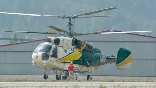 Kamov Ka32 Helicopter Startup and Takeoff [upl. by Yadseut111]