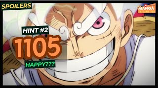 ONE PIECE CHAPTER 1105  SPOILERSECOND HINT  HAPPY [upl. by Vashtia]