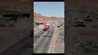 Realistic Highway Car Crashes 24  beamngdrive [upl. by Klemm633]