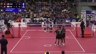 Malaysia vs India  Quarter Final 3  Team Regu  Premier  ISTAF Sepaktakraw World Cup Kuala Lu… [upl. by Podvin]