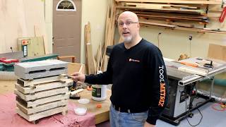 ToolMetrix  Slice Logs into Lumber on the 18BX Bandsaw with a Simple Jig [upl. by Ynnelg]