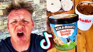 Gordon Ramsay Reacts To Tiktok Cooking Videos  Most Liked Tiktoks Edition [upl. by Aihsem638]