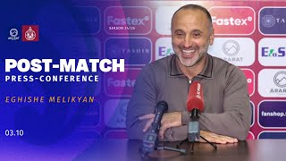 Eghishe Melikyan press conference after the match against AraratArmenia [upl. by Vandyke]