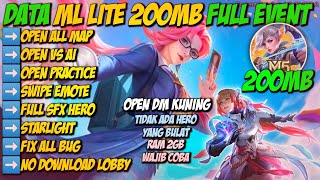 Data ML Lite 200MB Full Event Open DM Kuning Terbaru  Mobile Legends Bang Bang [upl. by Atiekahs786]