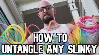 How to Untangle a Slinky [upl. by Cathee574]