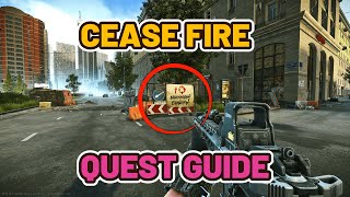 Cease Fire Quest Guide  Streets of Tarkov escapefromtarkov tarkov [upl. by Kcirreg]