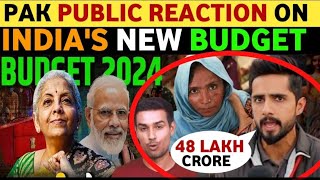 PAKISTANI PUBLIC REACTION ON INDIAS BUDGET 2024 PAK MEDIA ON INDIA BUDGET NIRMALA SITHATAMAN [upl. by Sosthina]