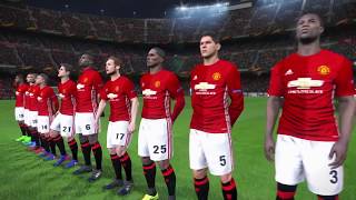 Ajax vs Manchester United  PES 2017 CPU vs CPU [upl. by Ahtiuqal]