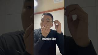 Guys don’t use lotion hand cream and foam cleansingforyou funny 추천 comedyvideos memes shorts [upl. by Ardnala]