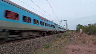 The Twlight Traveller Between Pune and Mumbai ft KYN WAP7 Led Indrayani Express At Akurdi [upl. by Bruner]