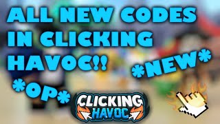 all NEW CODES in Clicking Havoc in 2021 ROBLOX september [upl. by Tuck]