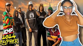 AMP FRESHMAN 2024 CYPHER REACTION  THIS ONE MIGHT BE MY FAVORITE ONE 😝 [upl. by Deerc]