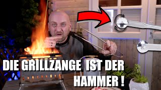 Beste Drehbare Grillzange mit Rädchen Test I Durandal Original [upl. by Giess]