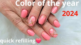 Quick Filling with Color of the Year for Beginners [upl. by Harolda243]