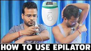 How to use Epilator without pain  Philips BRE245 Review [upl. by Harp]