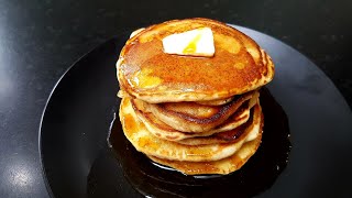 Homemade American Pancakes Recipe  Nolyns Kitchen [upl. by Oivlis]