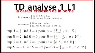 Exercice corrigé Borne et inf et borne sup [upl. by Grindle441]