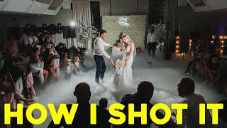 How I Shot It  First Dance Lighting Setup  Fujifilm Wedding Photography [upl. by Bacchus]