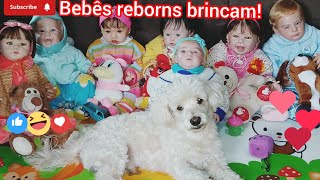 BEBÊS REBORNS FOFOS BRINCANDOCUTE REBORNS BABIES🥰 [upl. by Anama639]