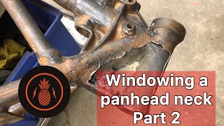 Windowing a panhead neck  Part 2 [upl. by Wie]