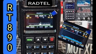 NEW  M70  RADTEL 890  VUHF  LUSB  AM  Spectrum  CB BANDS [upl. by Nohtanhoj]