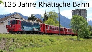 125 Jahre RhB  Tag der offenen Tür mit Lokparade und RAe 1053 TEE [upl. by Ecnerat]