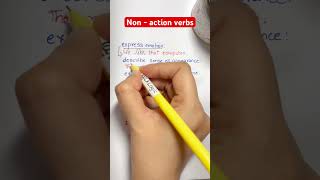 Non  action verbs  Stative verbs [upl. by Illehs]