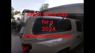 Jason Truck Cap for 2024 Chevrolet Colorado [upl. by Gracia146]