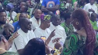 MC OLUOMO STEALS SHOW AT OBA KABIRU ADELAJA’S BURIAL CEREMONY [upl. by Anneiv362]