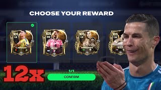 Funny 12x Extra Time 101105 Pack Opening  Got Another 105 OVR🤩 fcmobile [upl. by Elisabeth512]