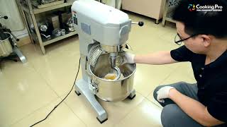 20 Liters planetary mixer operates with 5KG flour and 25KG water [upl. by Berard]