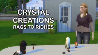 Selling Our Handmade Jewelry At A Yard Sale  Sims 4 Crystal Creations Ep 2 [upl. by Liggitt824]